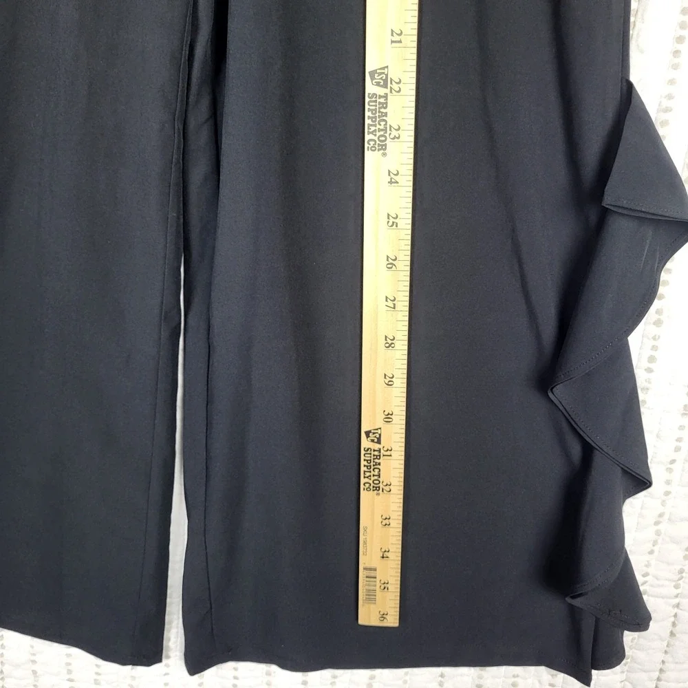 Halara Breezeful High Waisted RuffleWide Leg Quick Dry Pants Women's Small Black - Picture 13 of 16